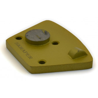 PCD Skraper Trapezoid 2 Segments