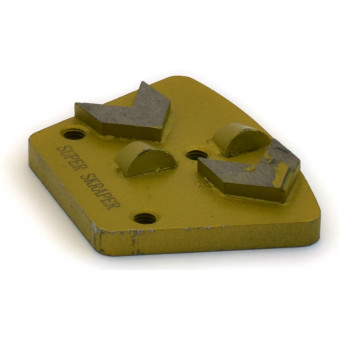 PCD Super Skraper Trapezoid 2 Segments